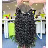 10A Custom HD/Transparent Frontal Raw Hair Wig Water Wave